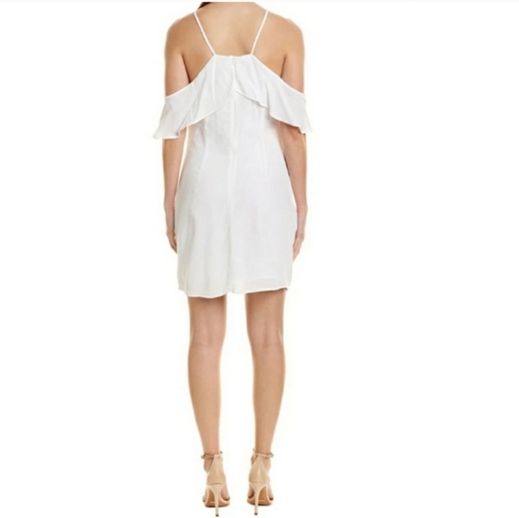 BB Dakota White Halter Neck Style Kaless Dress Size 6 - Picture 12 of 12